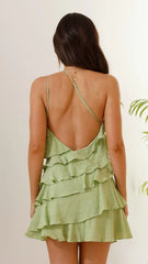 Cassidi Mini Dress - Sage