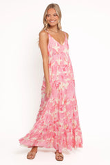 Forbes Maxi Dress - Pink Floral