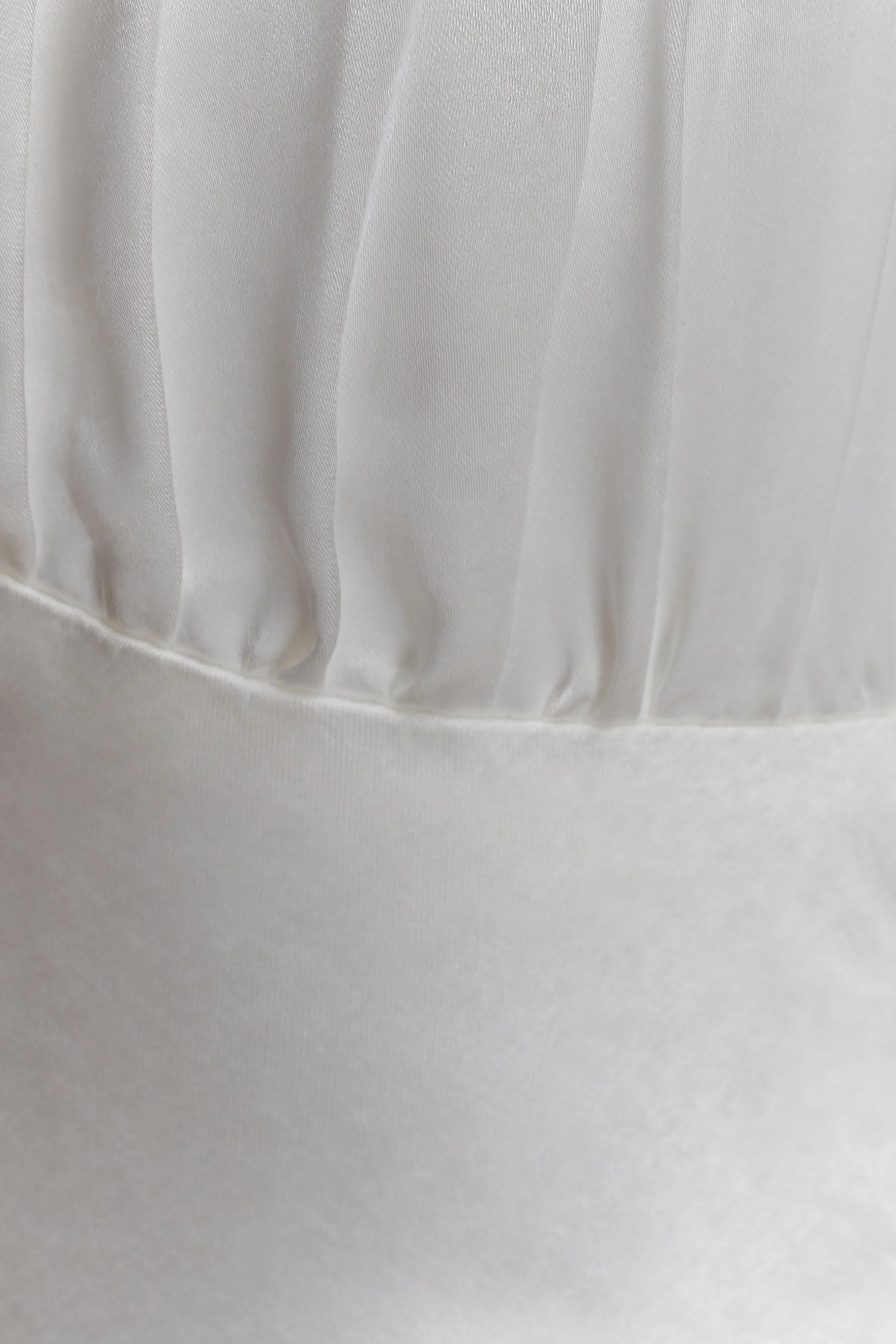 Alice Satin Halter Maxi Dress - White