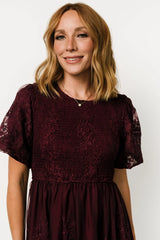 Corrine Embroidered Midi Dress | Mulberry
