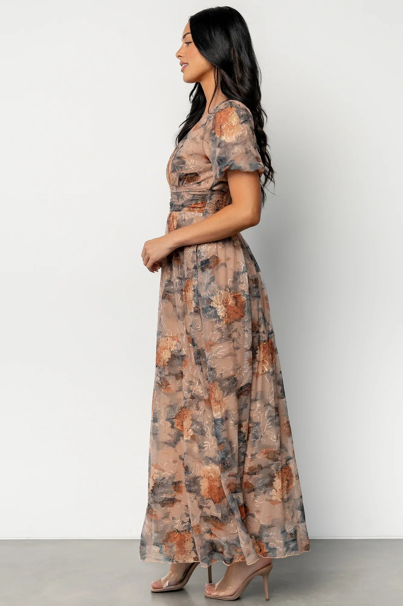 Ardley Maxi Dress | Copper + Slate Floral