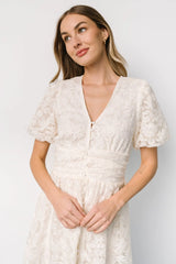 Edwina Lace Dress | Vintage Cream