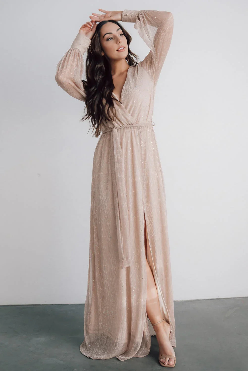 Abigail Sparkle Gown | Champagne