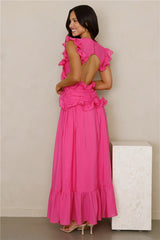 Evening Luxe Maxi Dress Pink