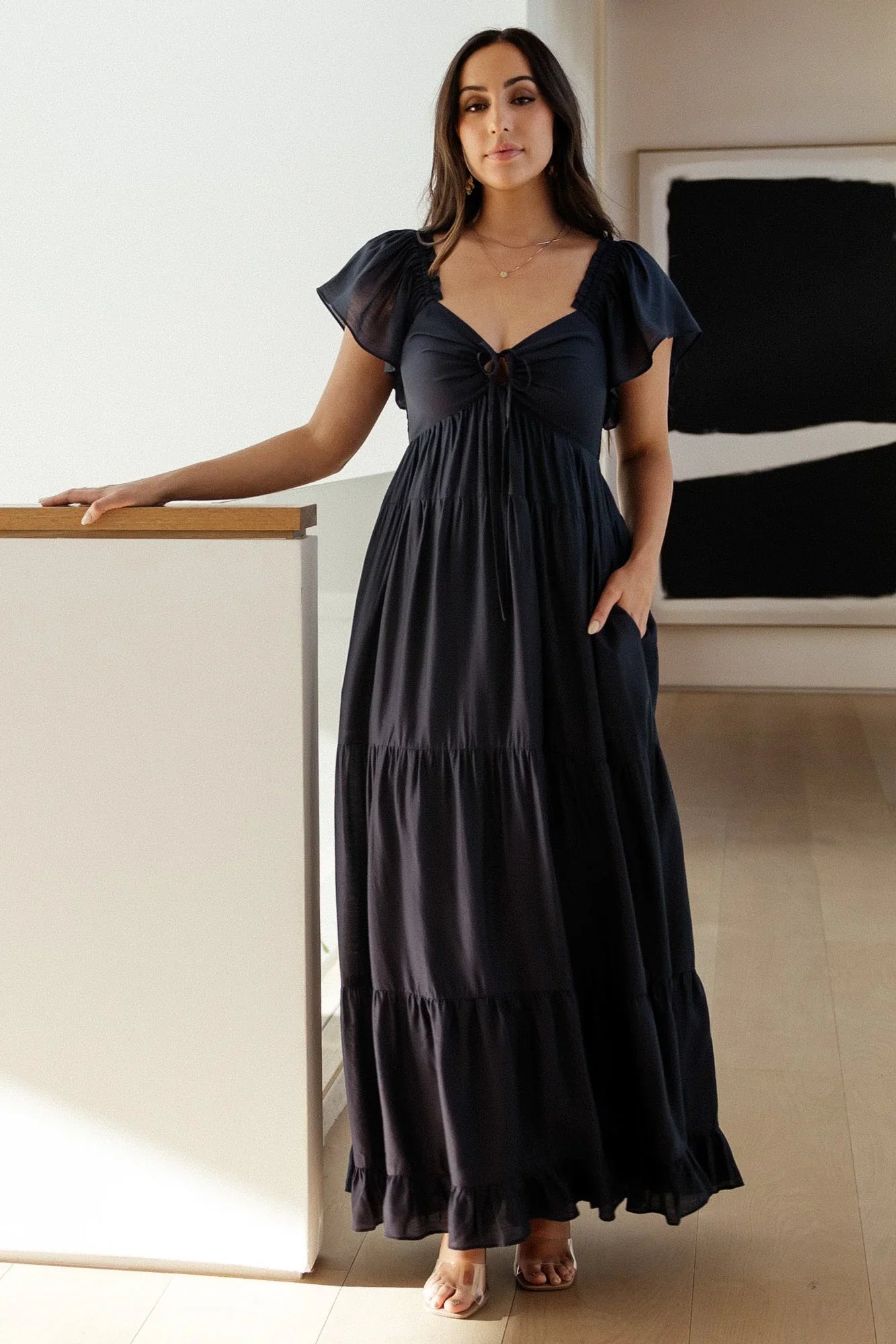 Agatha Maxi Dress | Dark Blue