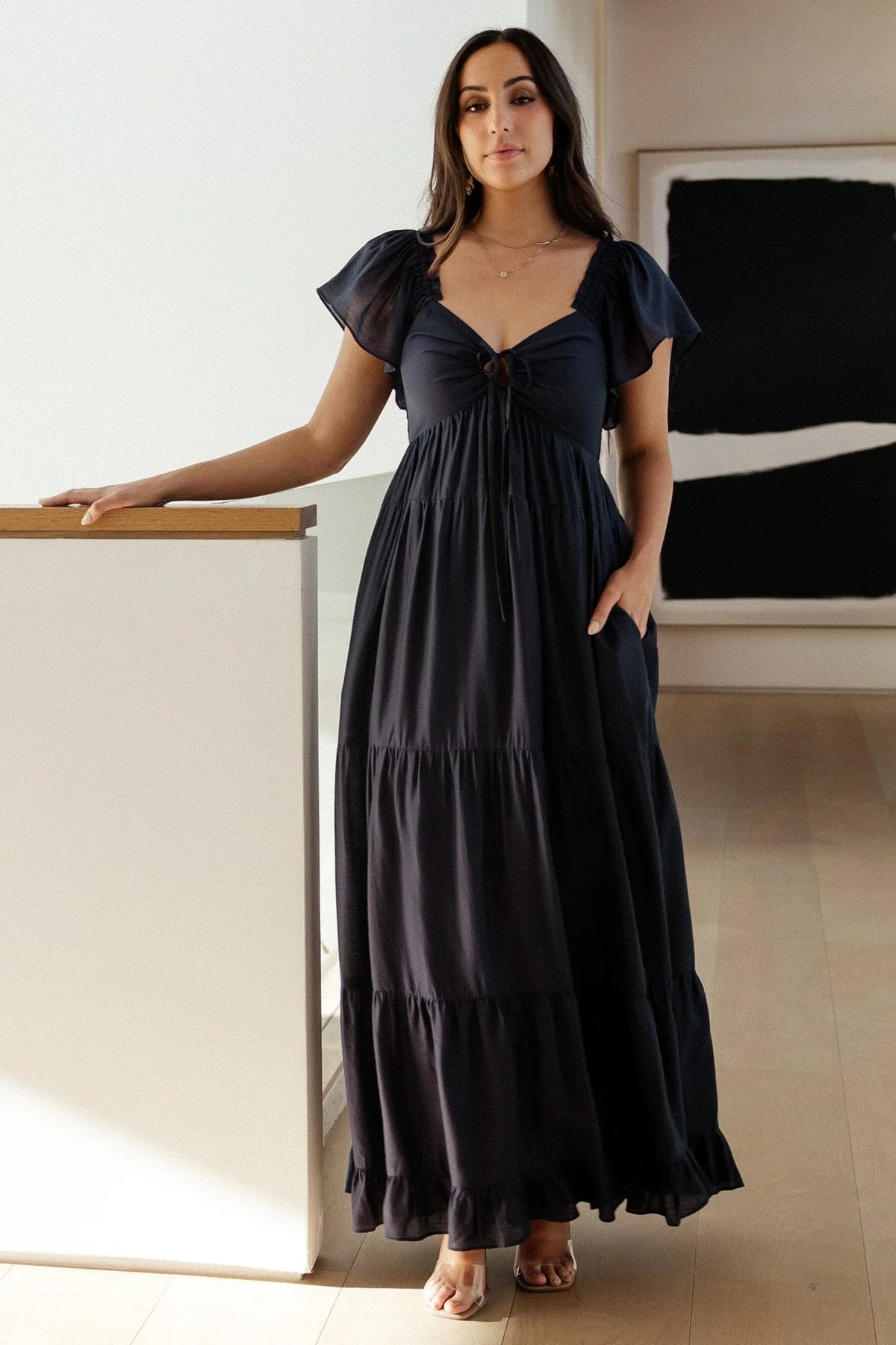 Agatha Maxi Dress | Dark Blue