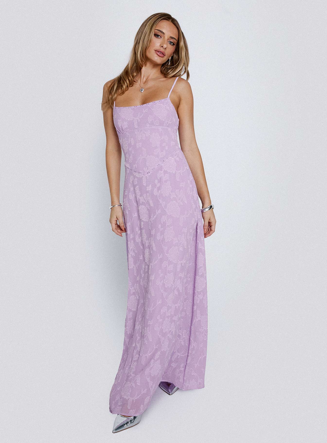 South Of France Maxi Dress Lilac