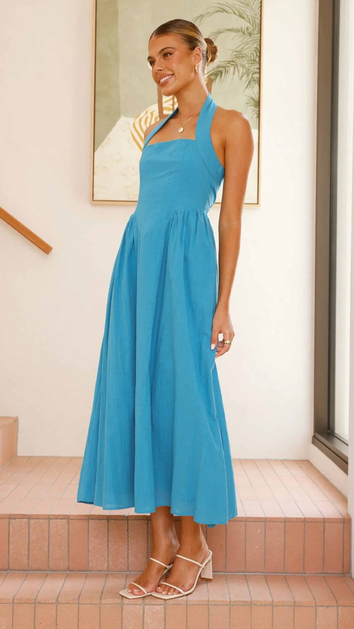 Caden Maxi Dress - Cobalt Blue