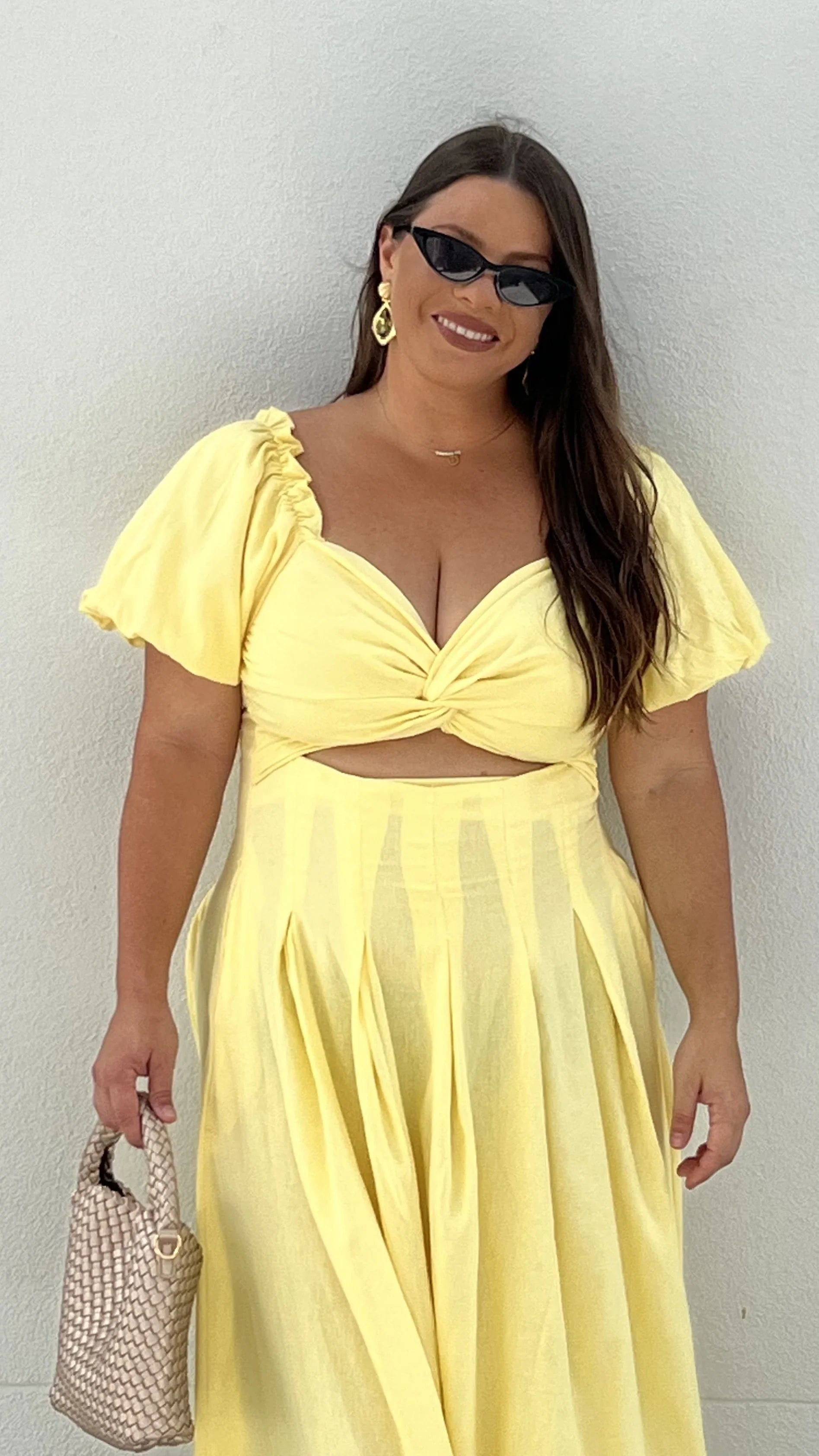 Christina Maxi Dress - Lemon