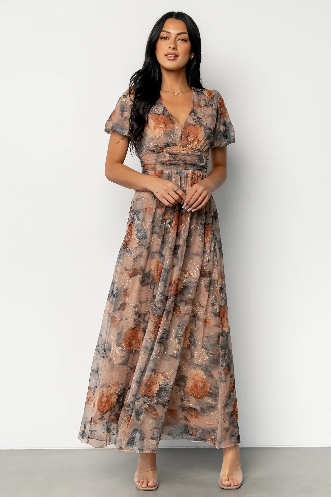 Ardley Maxi Dress | Copper + Slate Floral