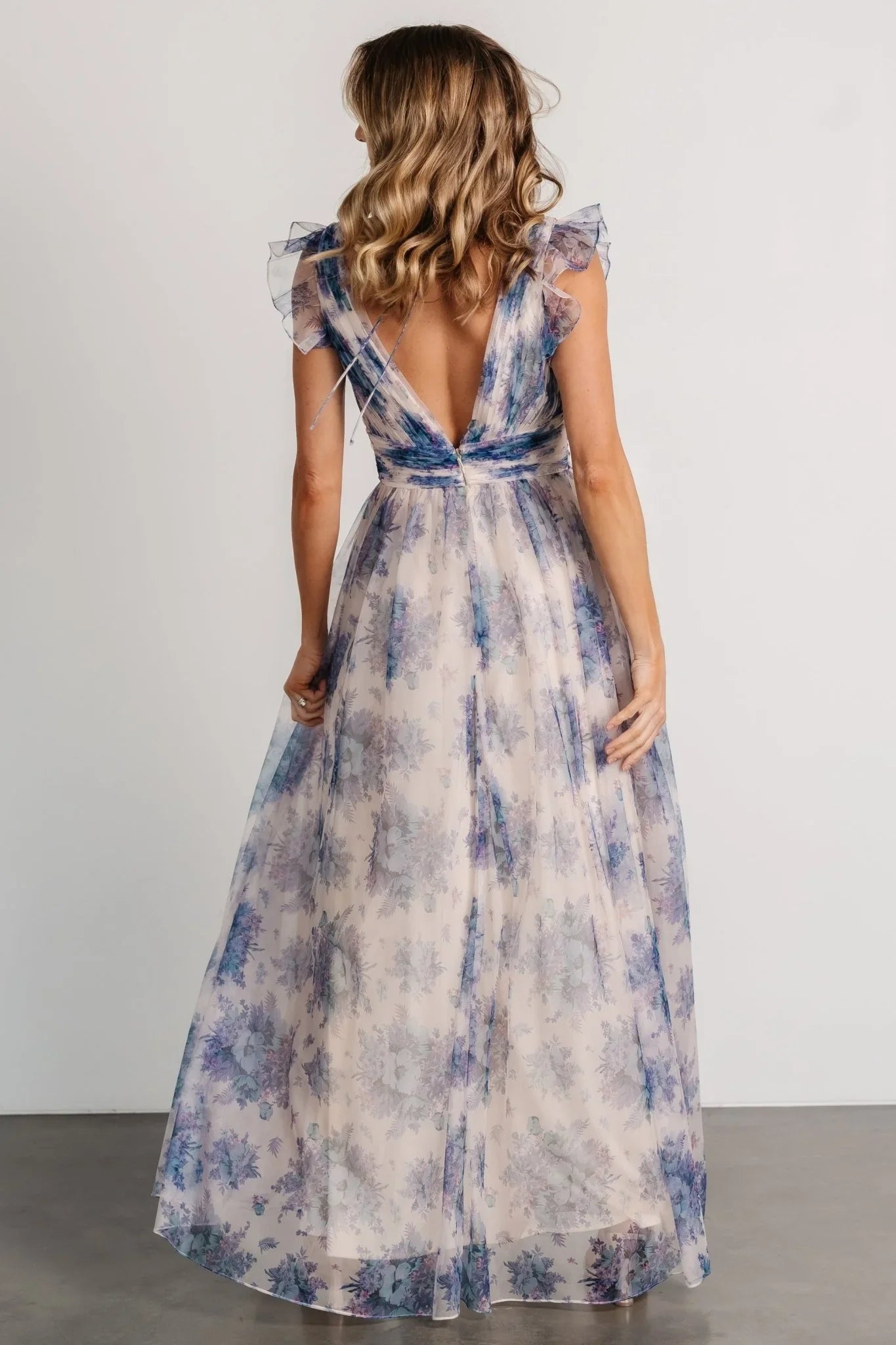 Dimitra Maxi Dress | Natural + Slate Floral
